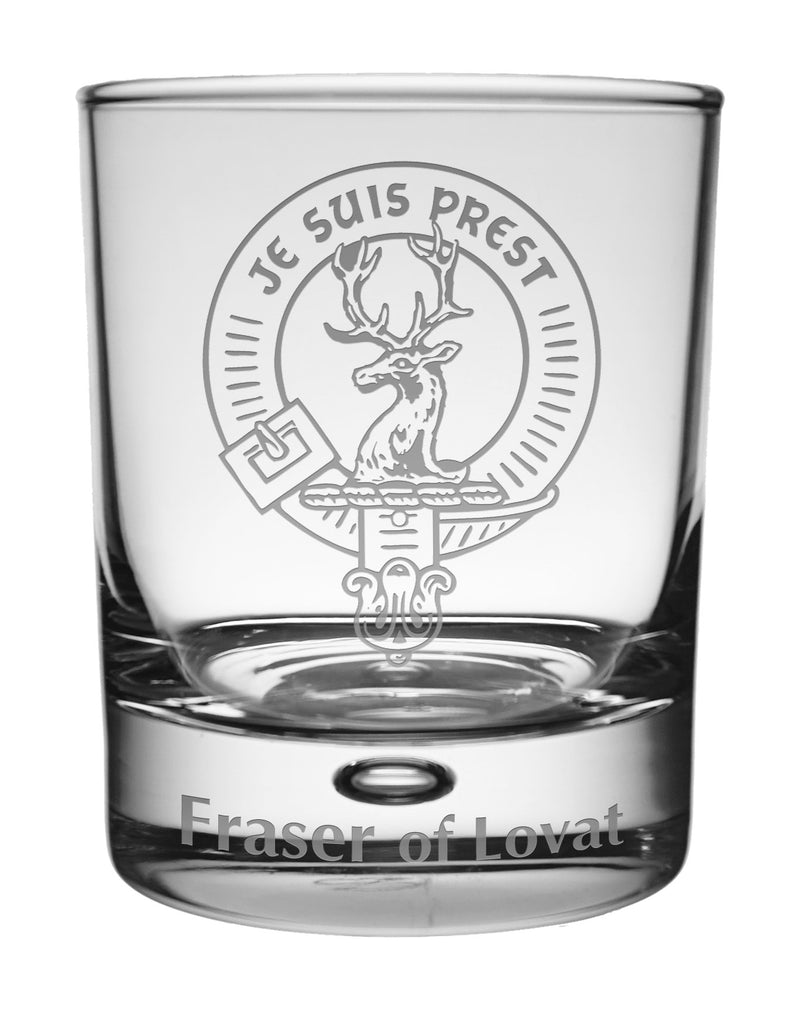 Clan Crest Whisky Glasses (A-L)