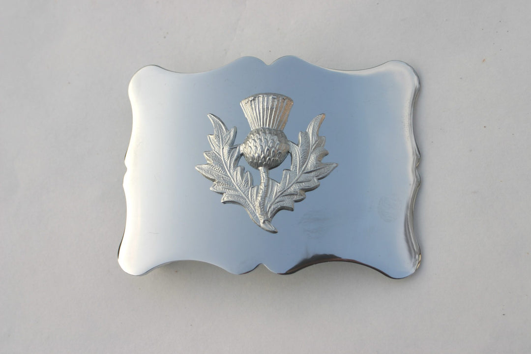 Plain Thistle Buckle - Anderson Kilts