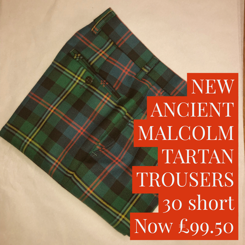 New tartan trousers - Ancient Malcolm 30 waist