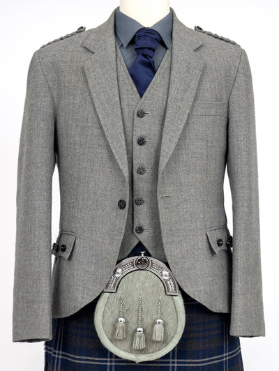 Light Grey Tweed Crail Jacket