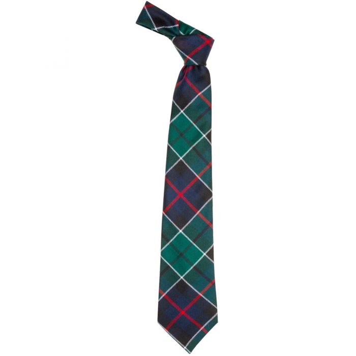 Leslie Modern Green Tartan Tie